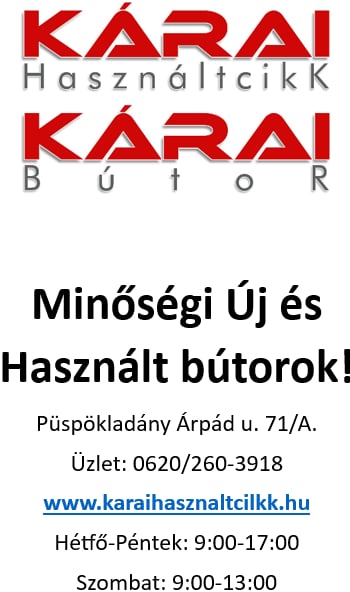 Kárai Használtcikk és Bútor 06 20 2603918
